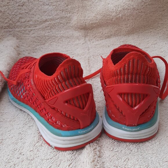 Puma Speed IGNITE NETFIT Women's Running Shoes Red Size 8 - Picture 2 of 8